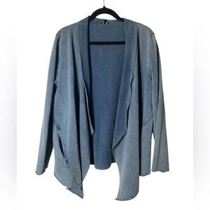 Cable & Gauge Jacket Woman’s Size XL Rolled Edge Open Front